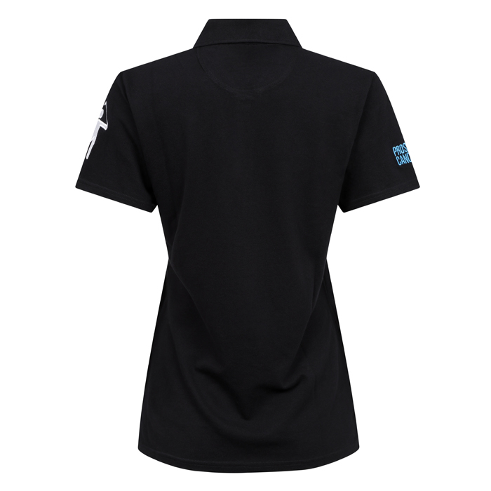 Ladies black golf polo shirt best sale